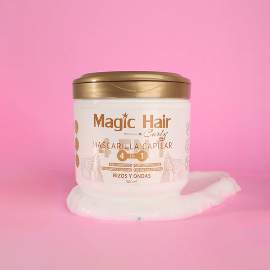 Mascarilla Capilar 4 en 1 Curly Magic Hair